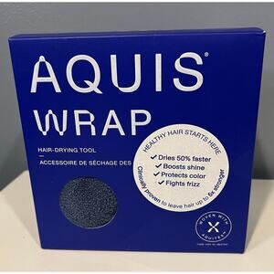 NIB Aquis Hair Wrap in Dark Blue